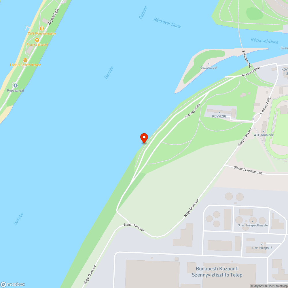 Vízelvezető csatorna tisztítása bejelentés helye