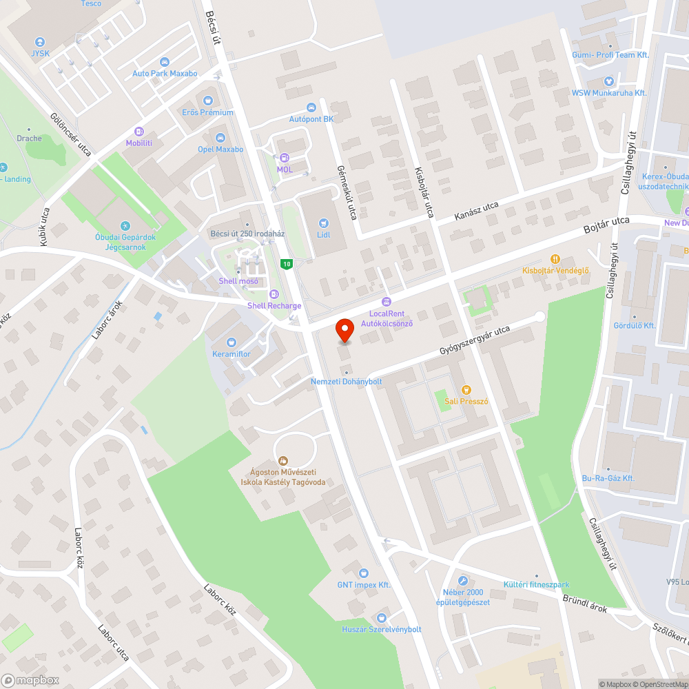 Láthatatlan zebra bejelentés helye