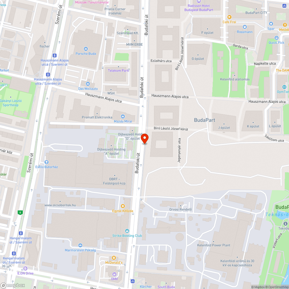 Balesetveszélyesen alacsony tábla bejelentés helye