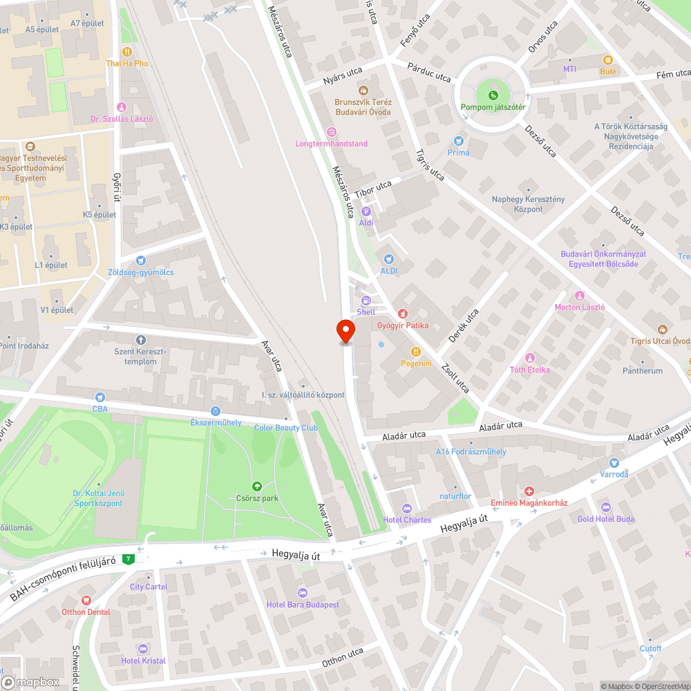 Hibás lámpa bejelentés helye