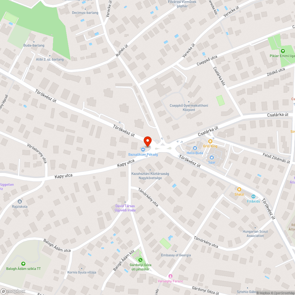 Kiszáradt fák bejelentés helye