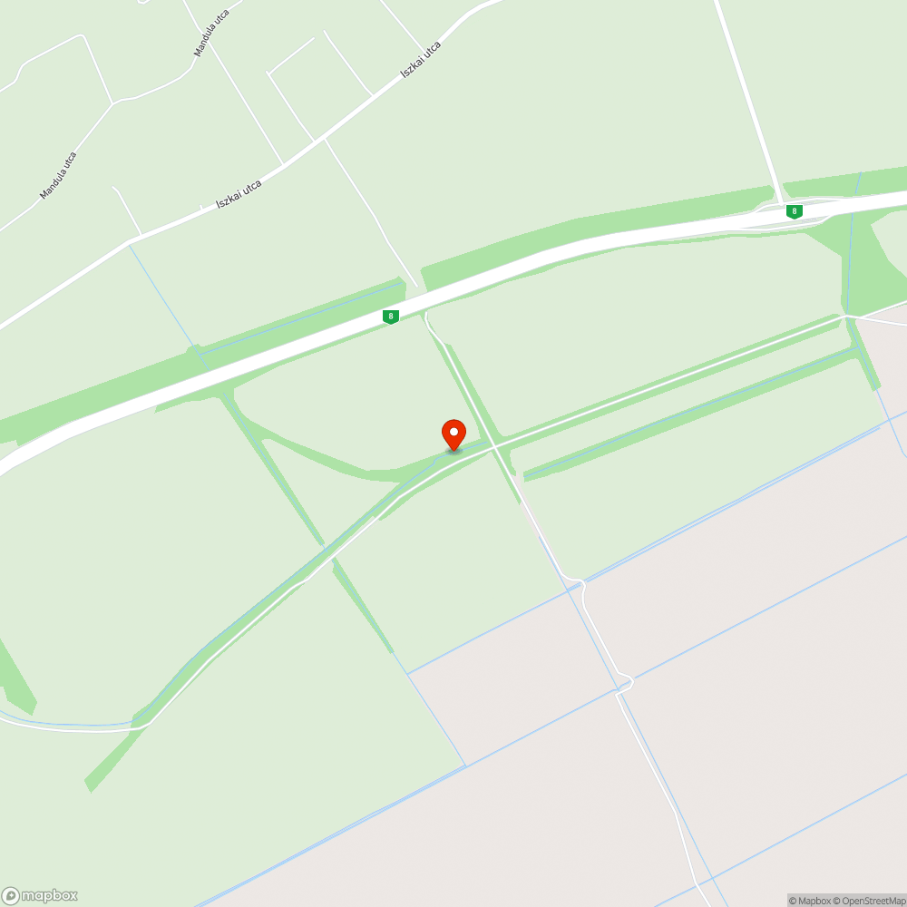 Balesetveszélyes bukkanó a 8. sz. főút Csór elkerülőjén bejelentés helye