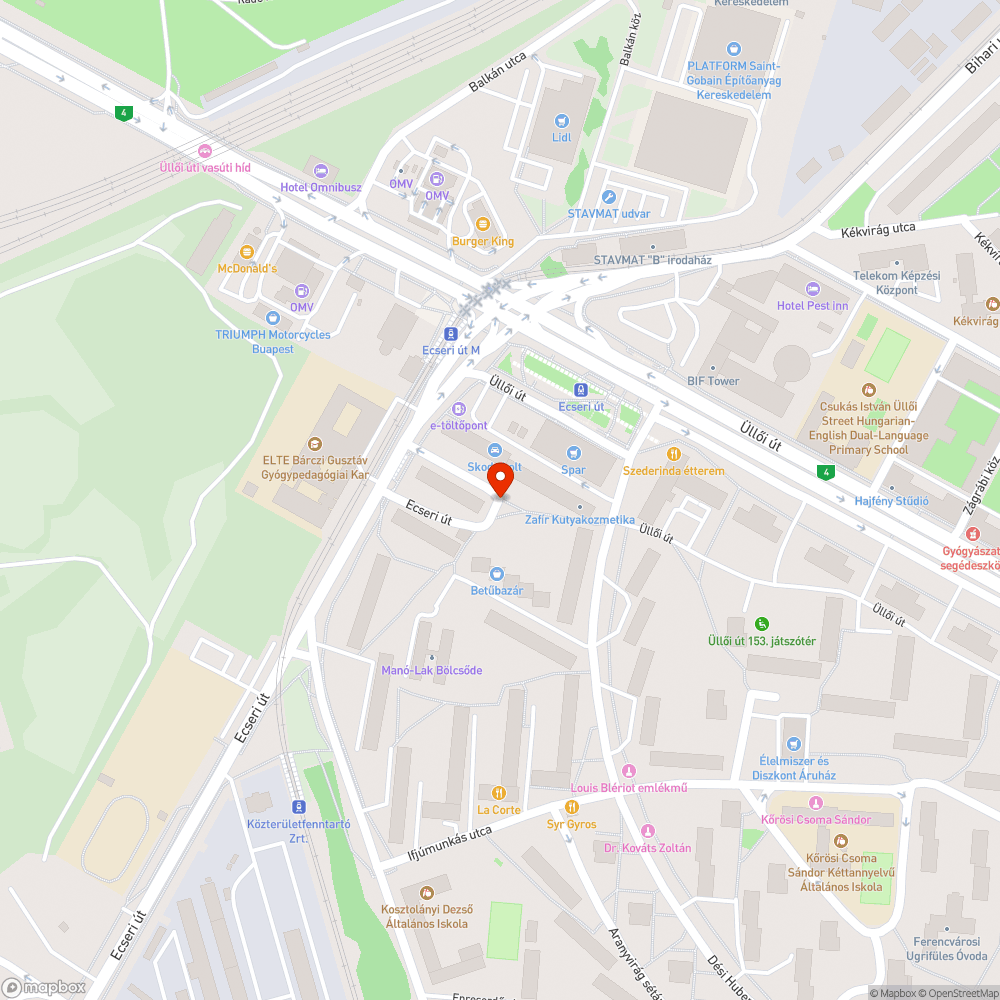 Kiszáradt fák bejelentés helye