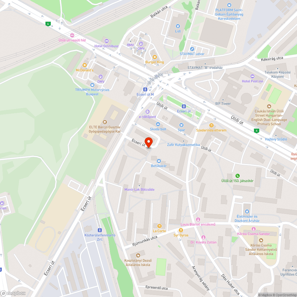 Eltűnt ereszcsatorna bejelentés helye