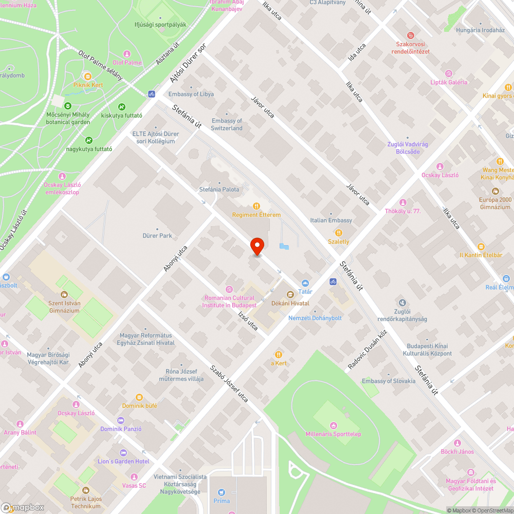 Megsüllyedt közművek bejelentés helye