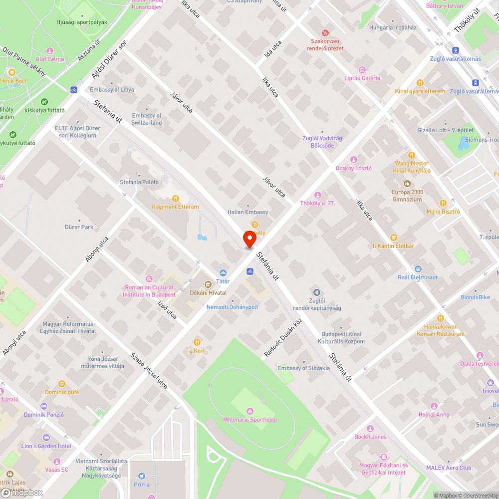 Kátyús sarok bejelentés helye