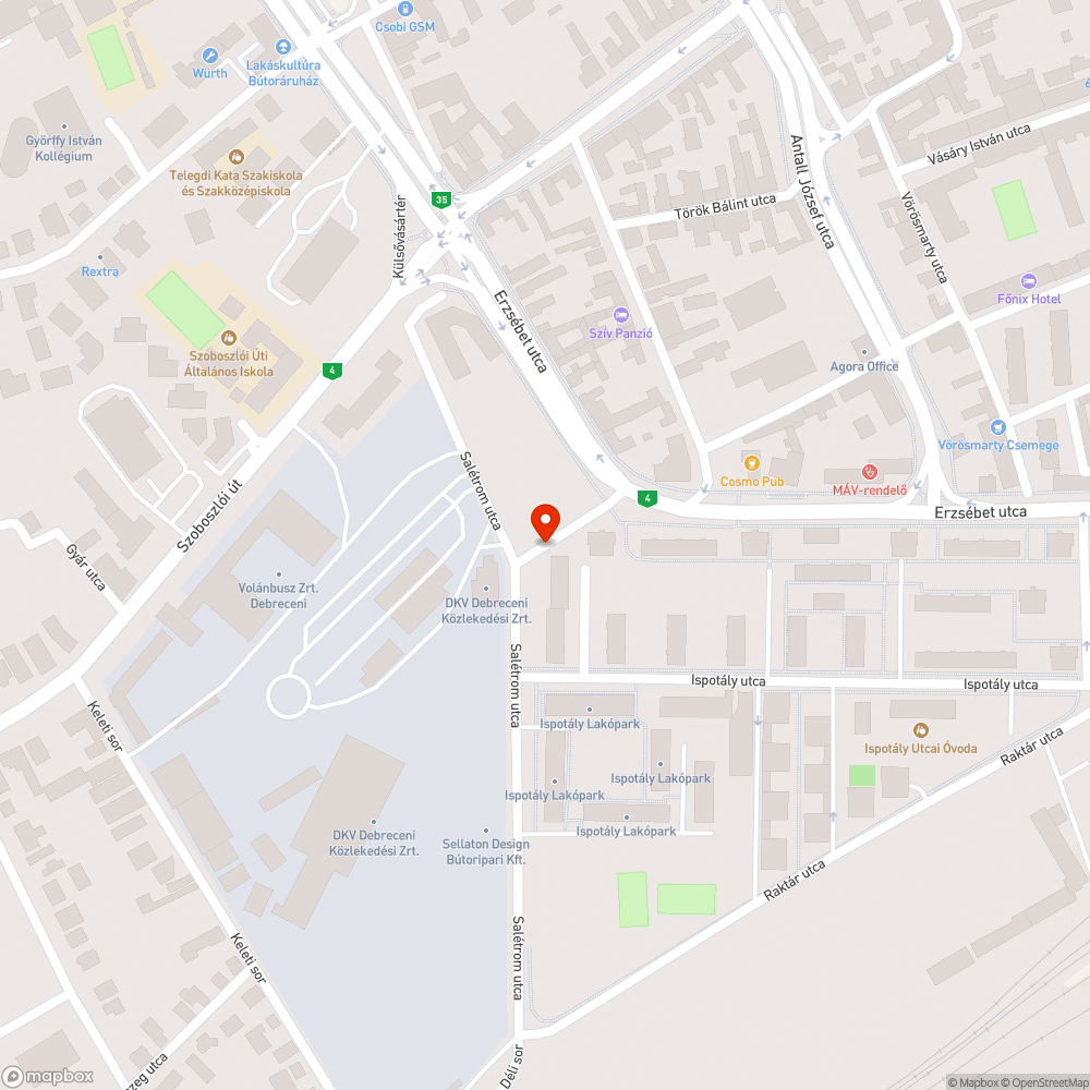 Rossz világítás bejelentés helye