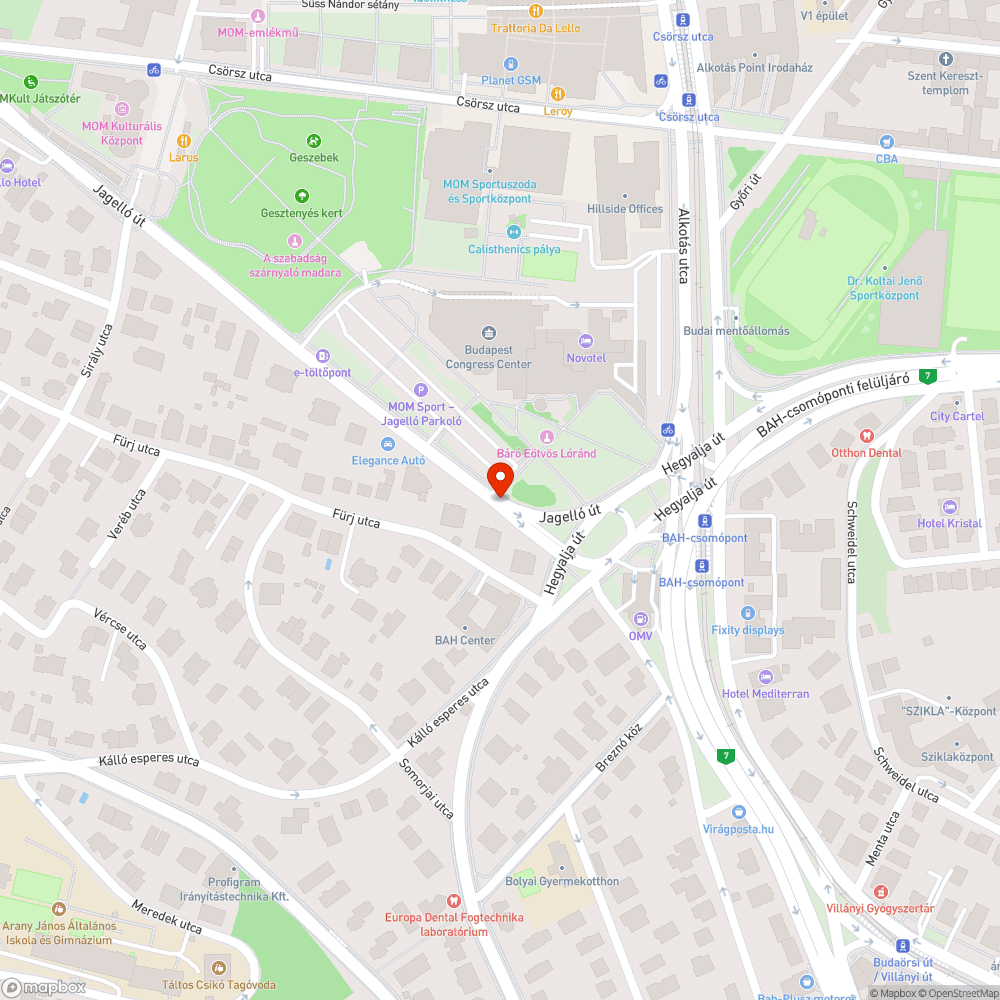 Gazos a járda bejelentés helye