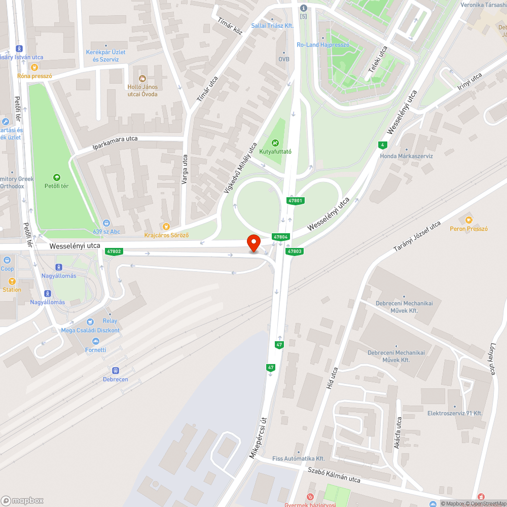 Rossz világítás bejelentés helye