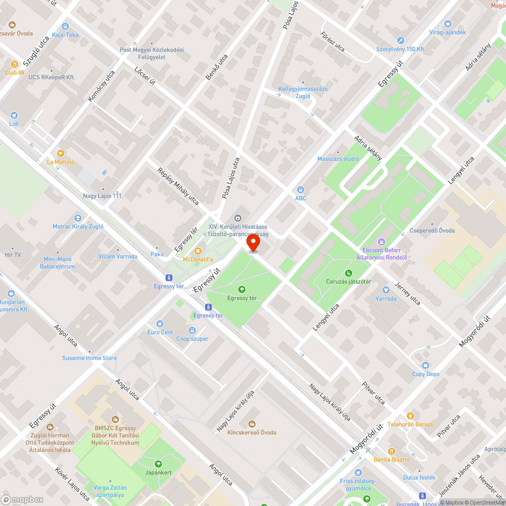 Hiányzó burkolat helyreállítása bejelentés helye