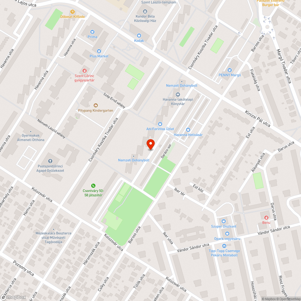 Roncs autók bejelentés helye