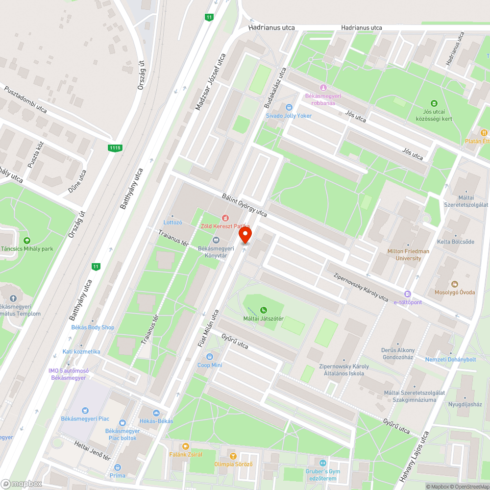 Elhagyott gépjármű bejelentés helye