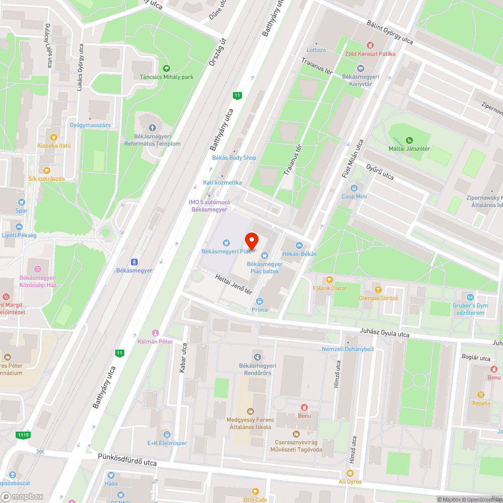 Padok össze-vissza bejelentés helye