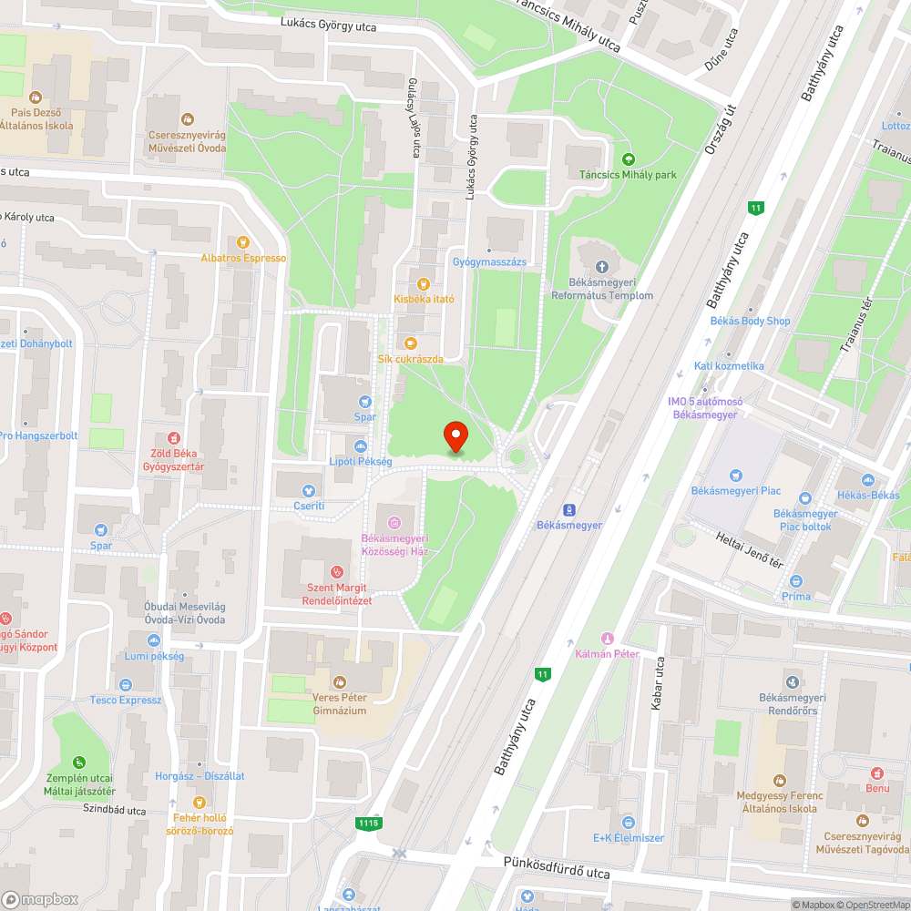 Kiégett lámpa bejelentés helye