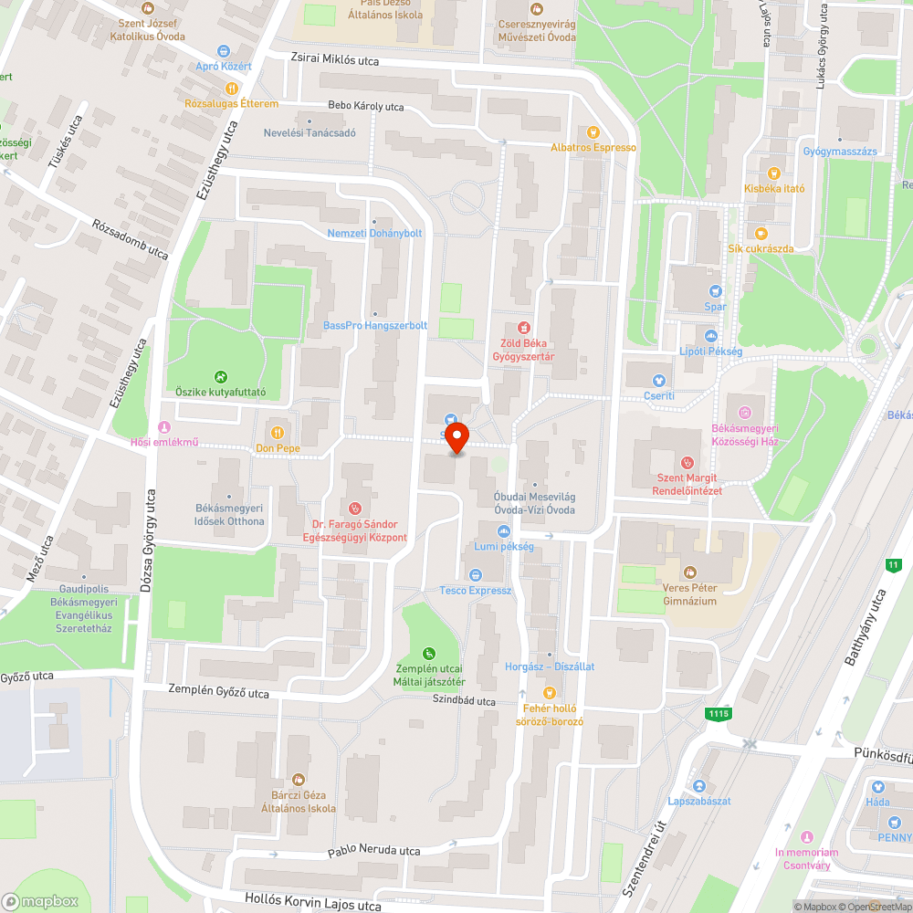 Lerakott szemét bejelentés helye