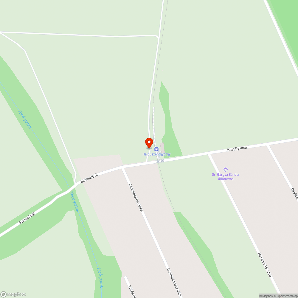 Összefirkált közmű bejelentés helye