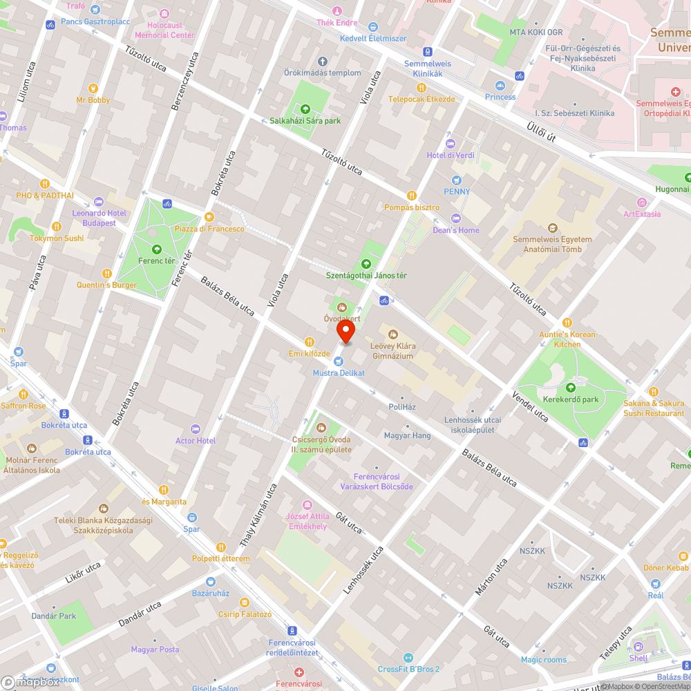 Szemét, lom az utcán bejelentés helye