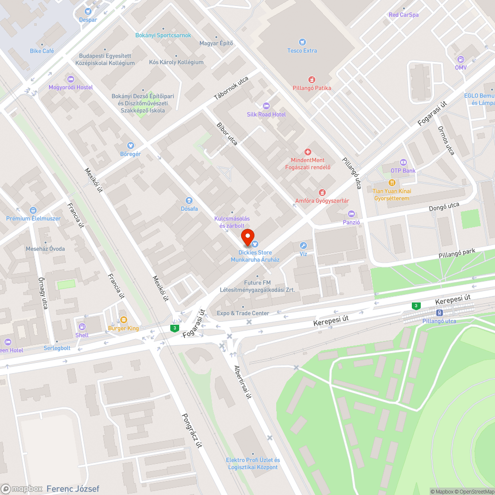 Tesco bevásárlókocsi bejelentés helye