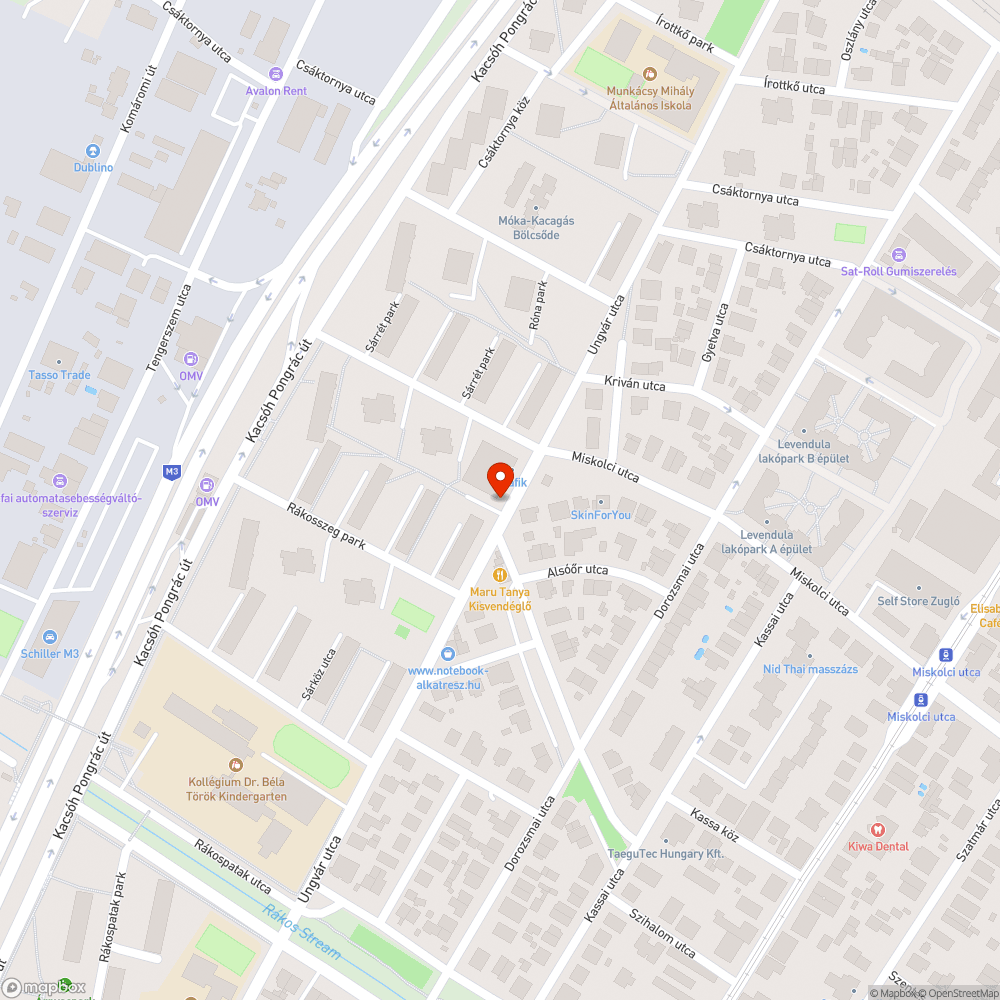 Beszakadt csatorna bejelentés helye