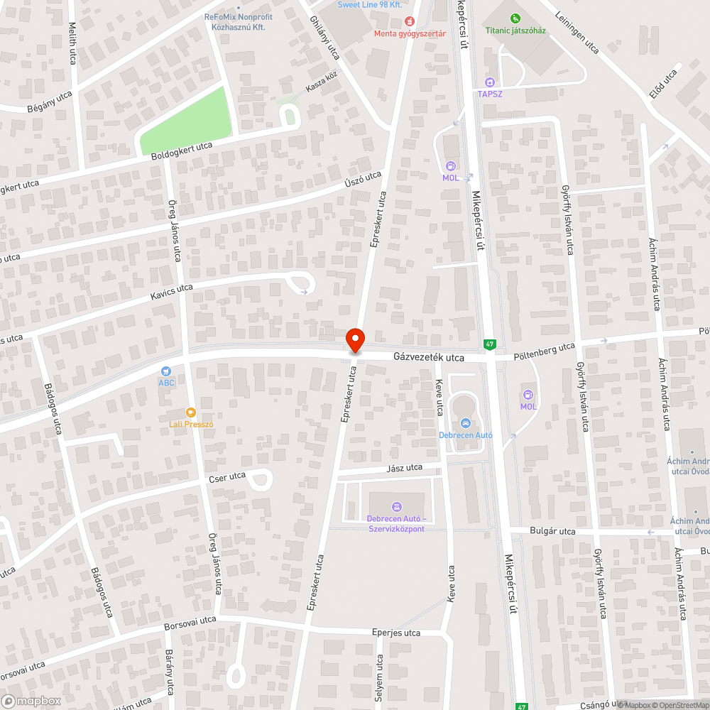 Nem működnek a vakoknak segítő hangjelzők a Gázvezeték–Epreskertnél bejelentés helye