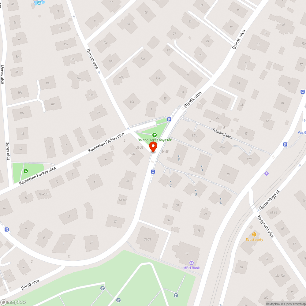 Járda hiba bejelentés helye