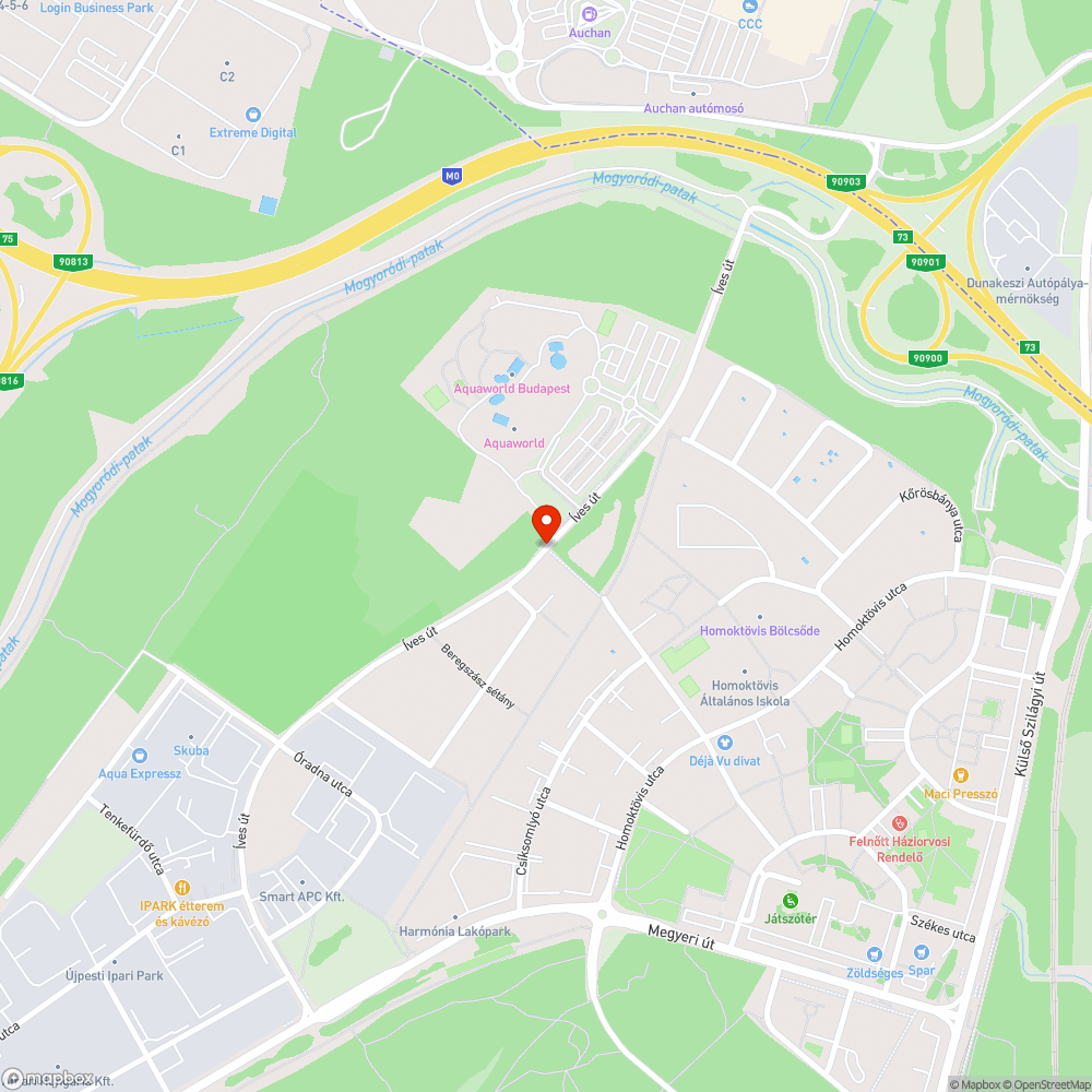 Nem működő közvilágítás bejelentés helye