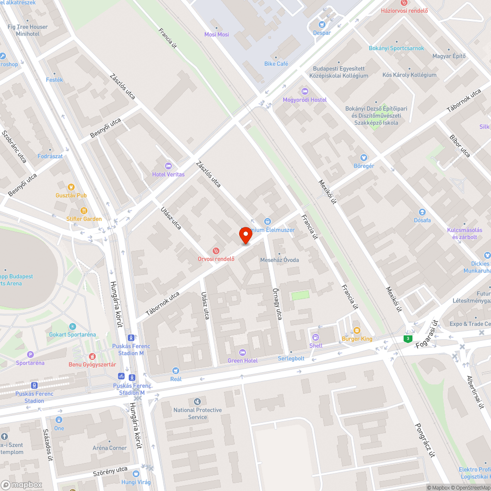 Kidobott doboz bejelentés helye