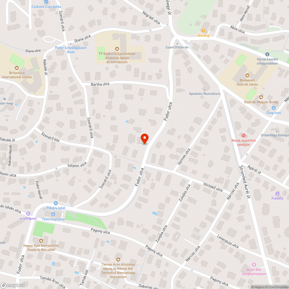 Zebra hiánya bejelentés helye