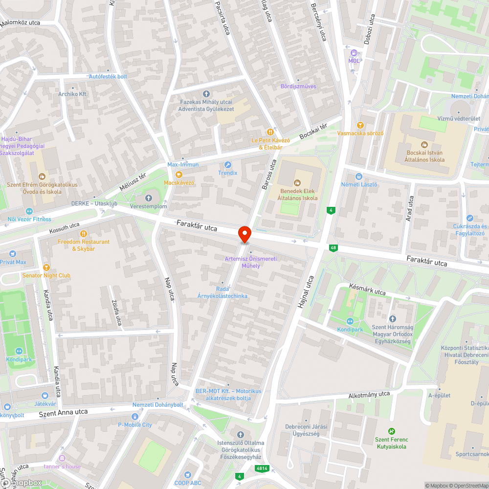 Eldőlt lámpaoszlop bejelentés helye