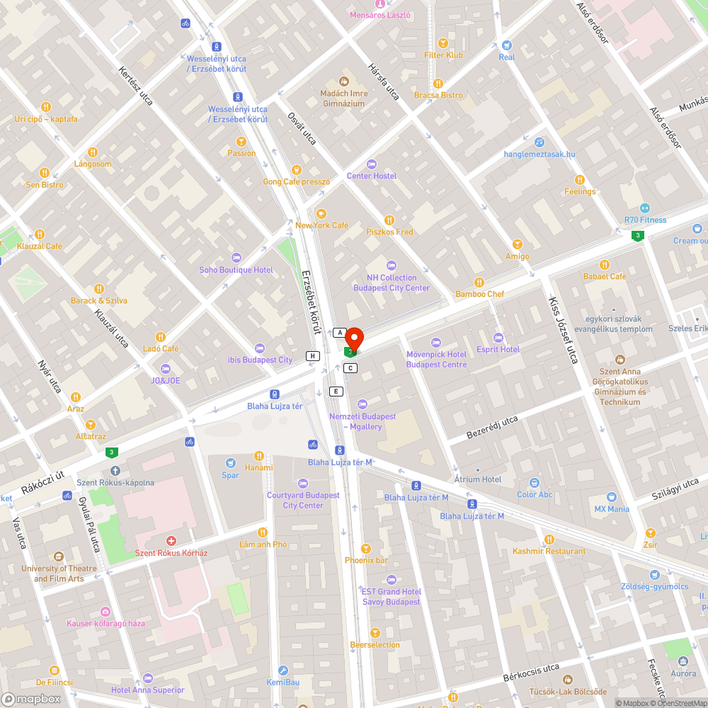 Nem működő gyalogos jelzőlámpa bejelentés helye