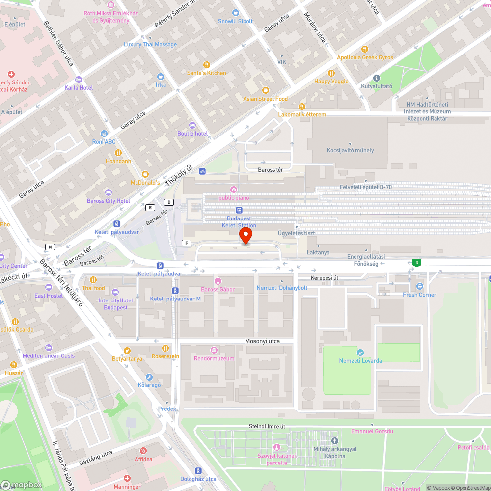 Sérült pad bejelentés helye