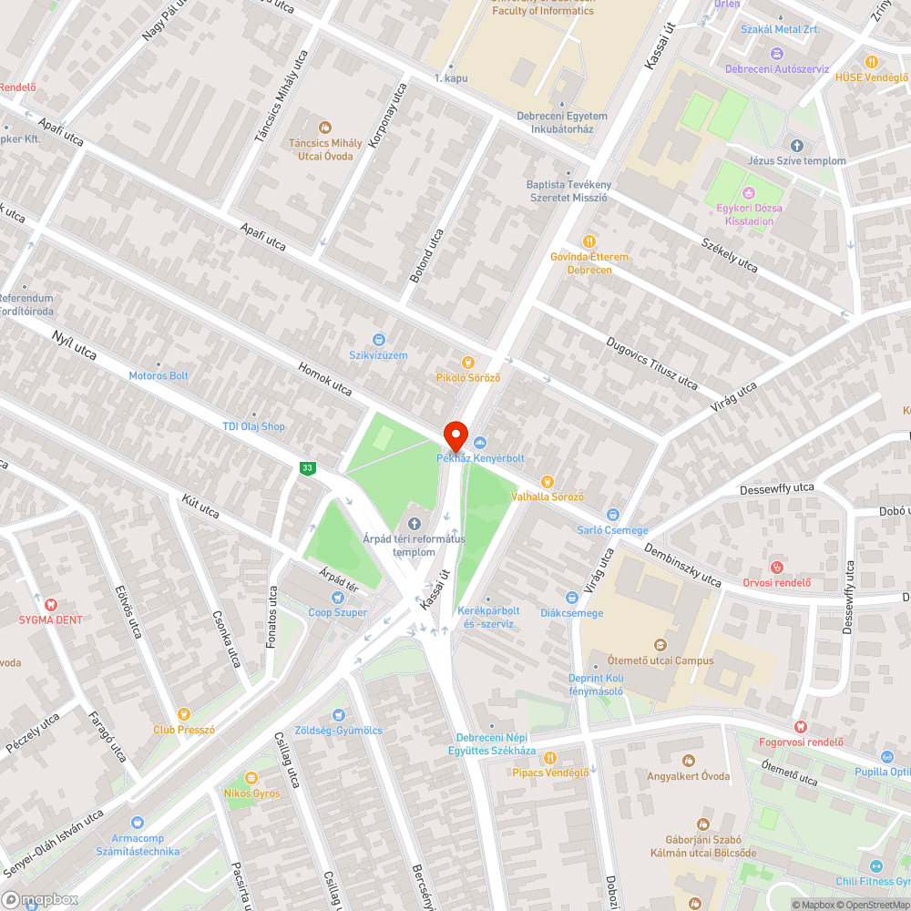 Hiányzó ajtóka bejelentés helye