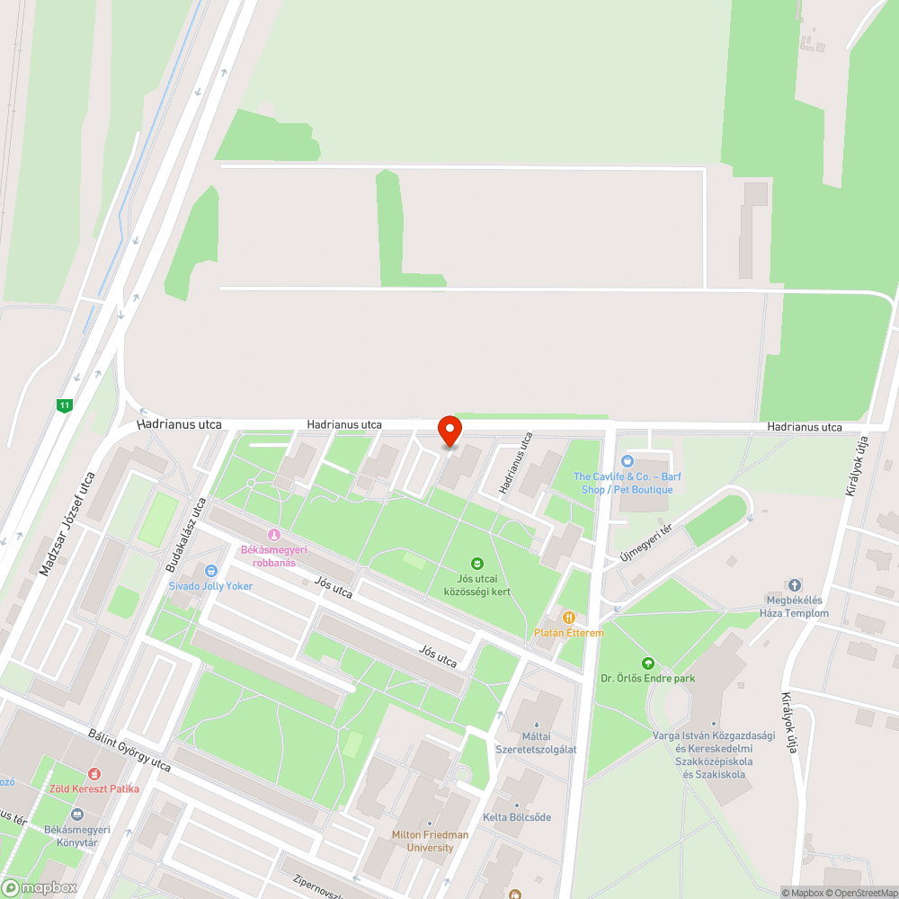 Elhagyatott jármű bejelentés helye