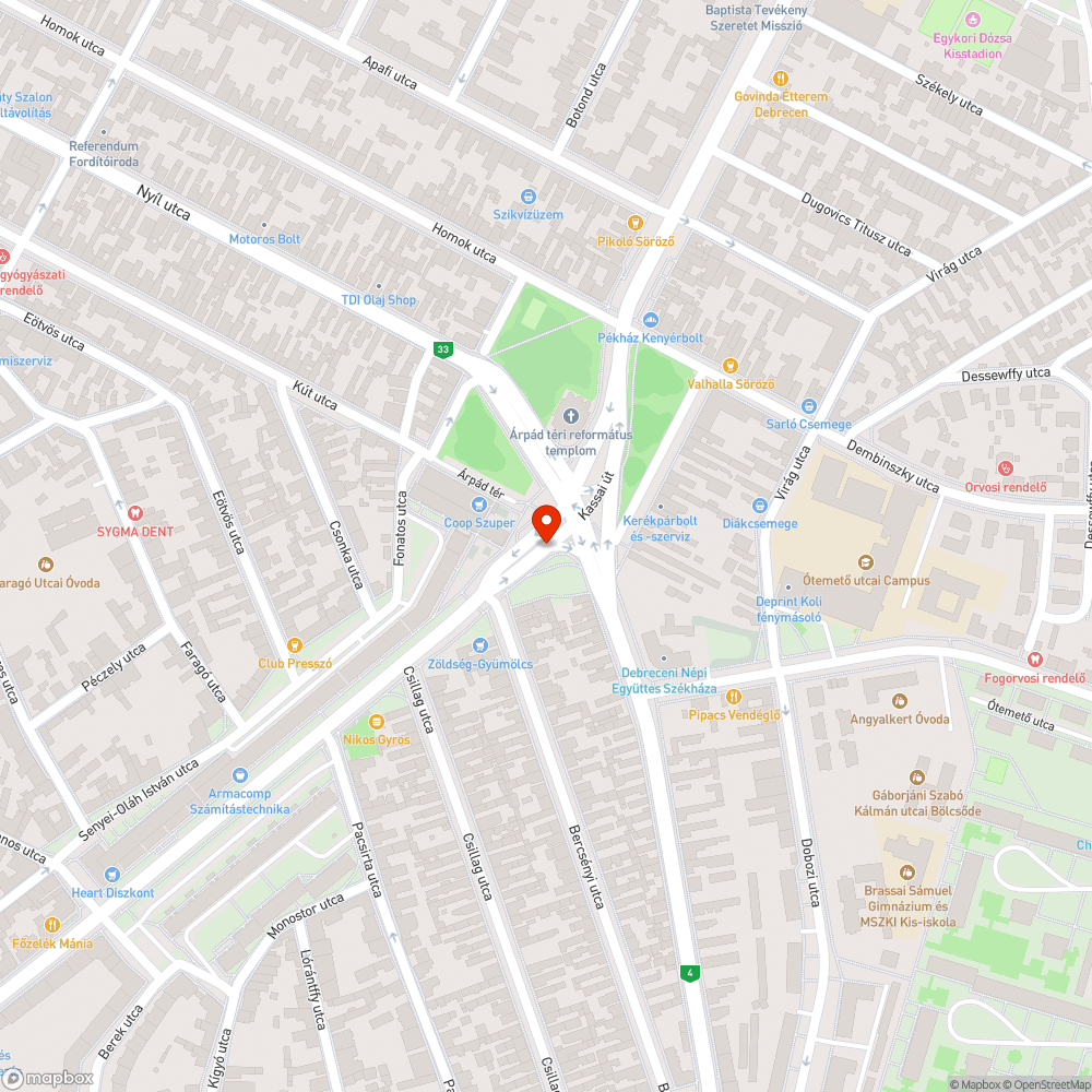 Hiányzó ajtóka bejelentés helye