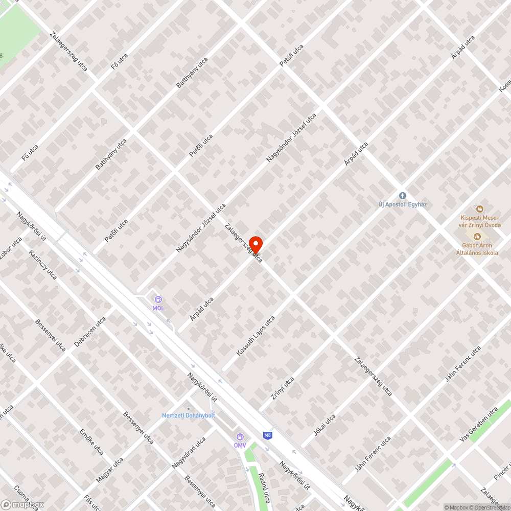 Botlás veszélyes járda bejelentés helye