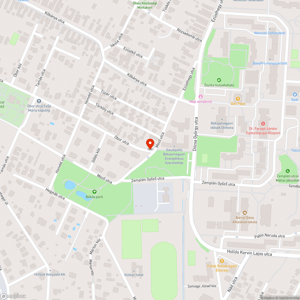 Komoly úthiba bejelentés helye