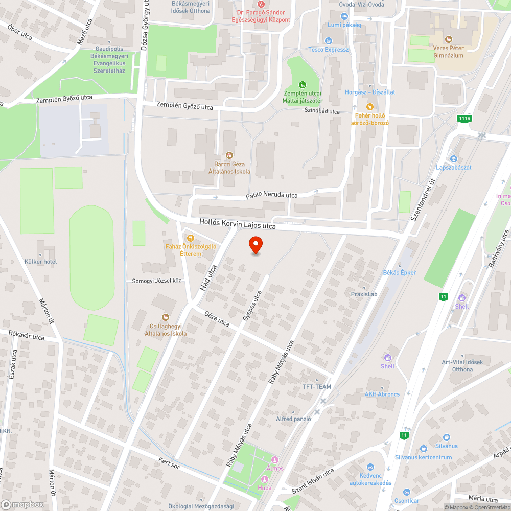 Lakókocsi tárolása bejelentés helye