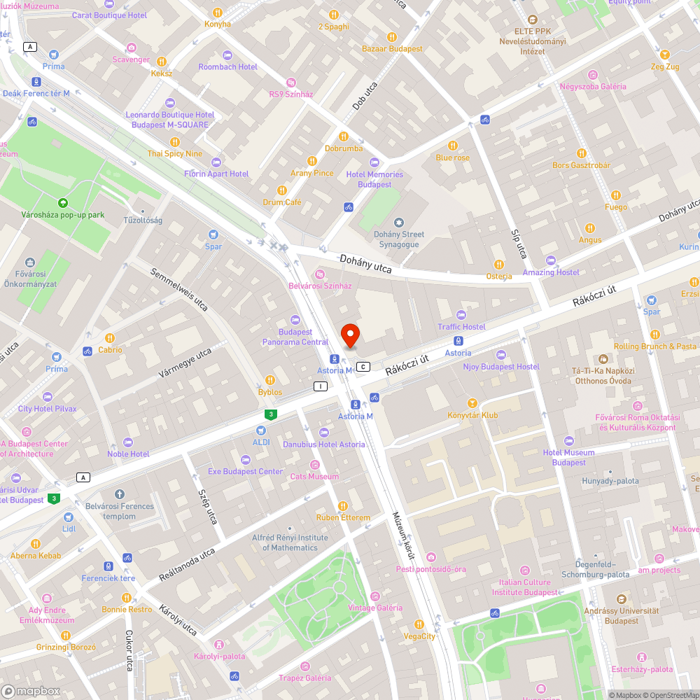 Rongált ivókút bejelentés helye