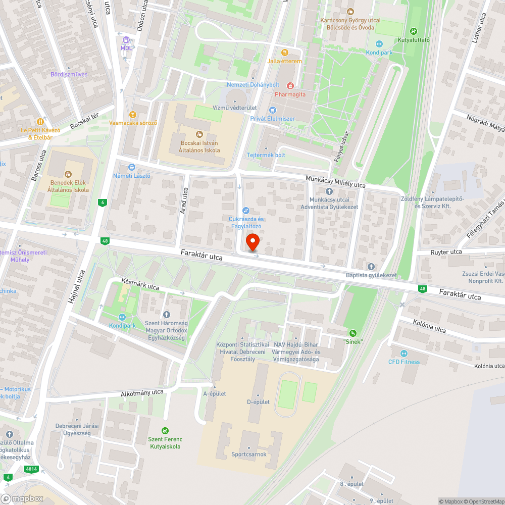 Hibás lámpafejek bejelentés helye