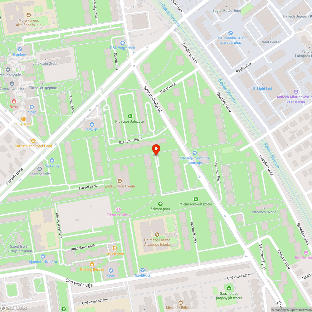 Zsákok elhagyva bejelentés helye