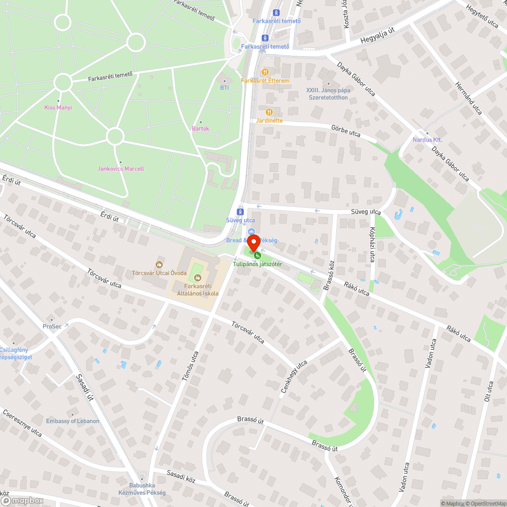 Leesett napháló bejelentés helye