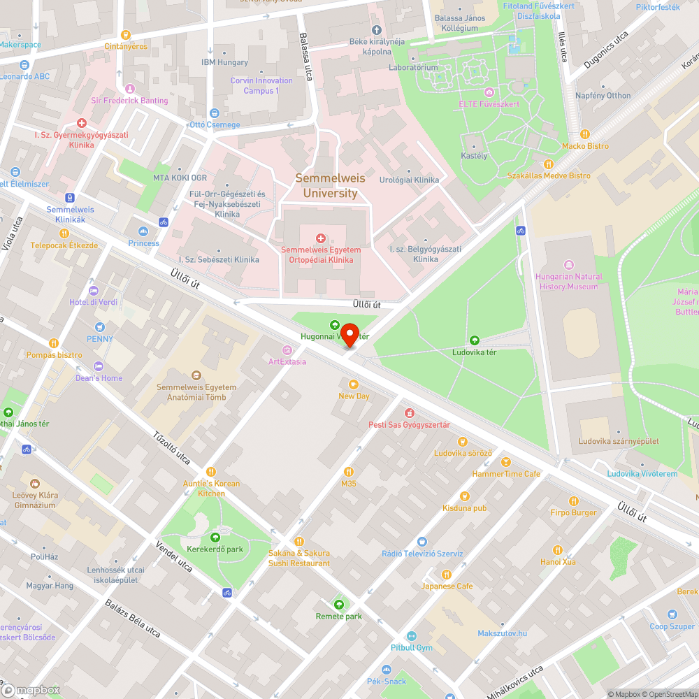 Megkopott zebra bejelentés helye