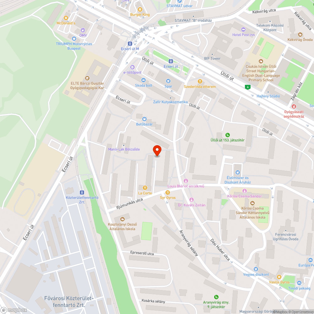 Felgyűrődött járda bejelentés helye