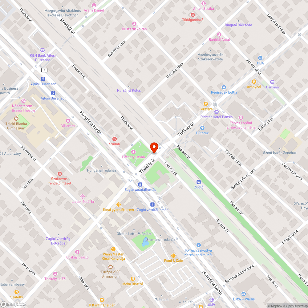 Elfordított tábla bejelentés helye