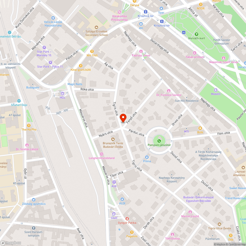 Szemetes padok bejelentés helye