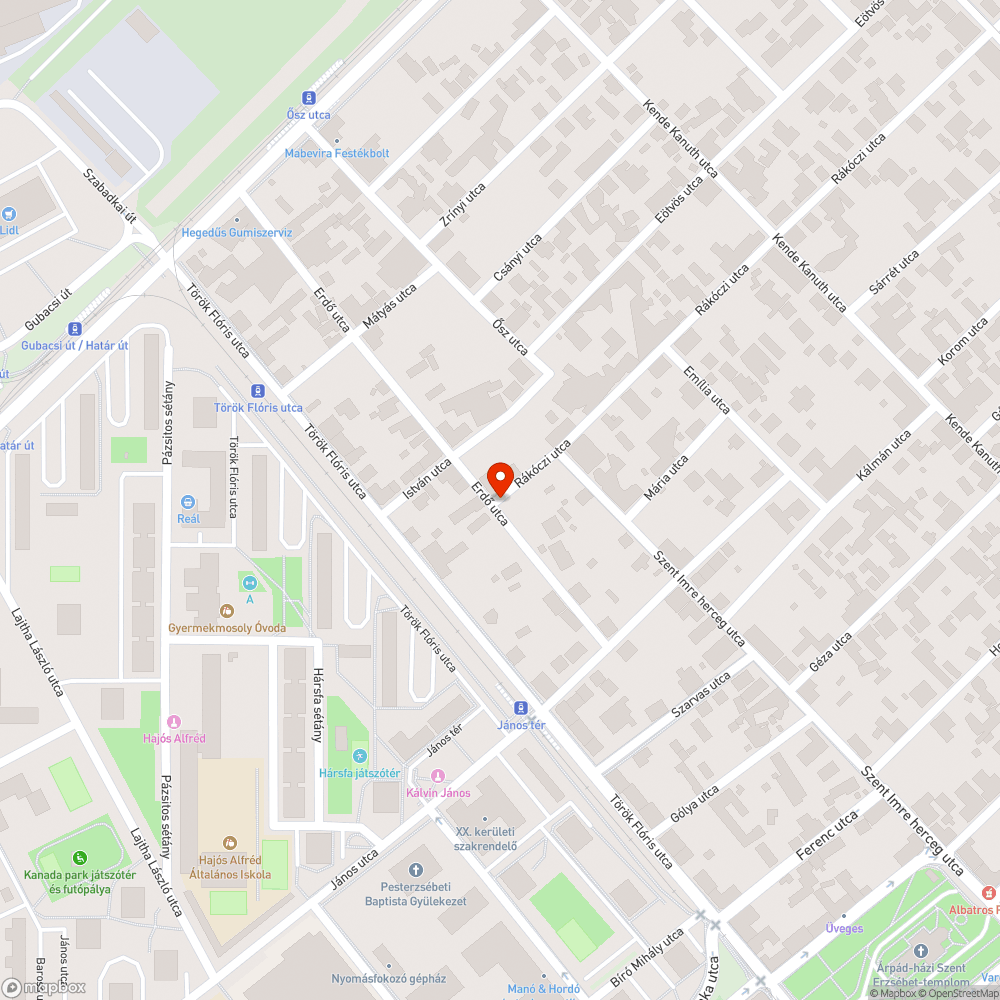 Szemét bejelentés helye