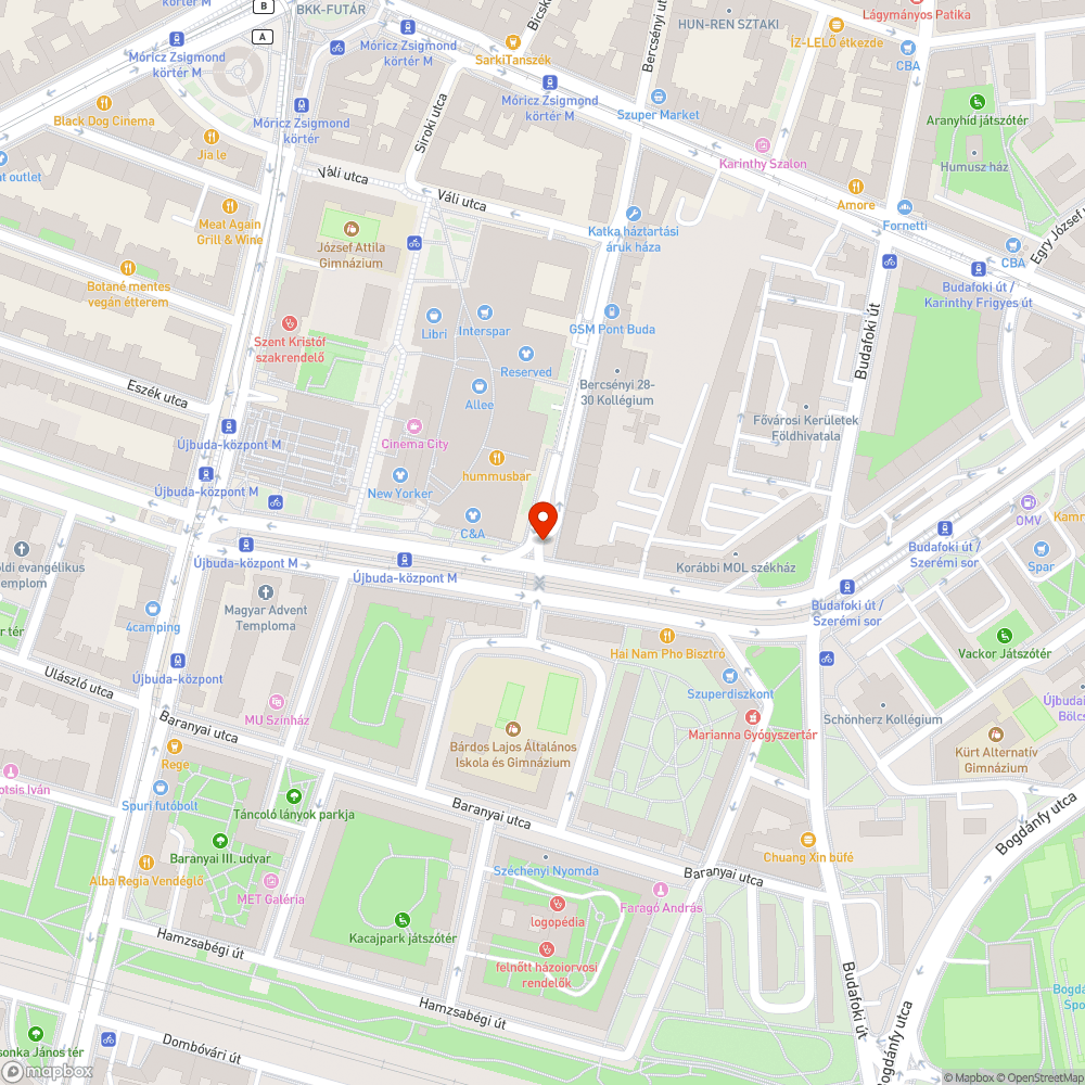 Széteső pad bejelentés helye