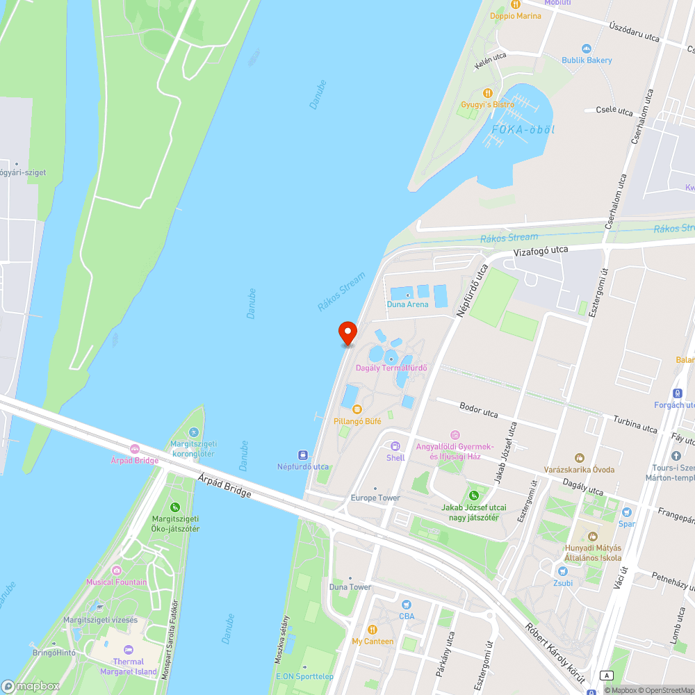 Szemetes Dunapart bejelentés helye