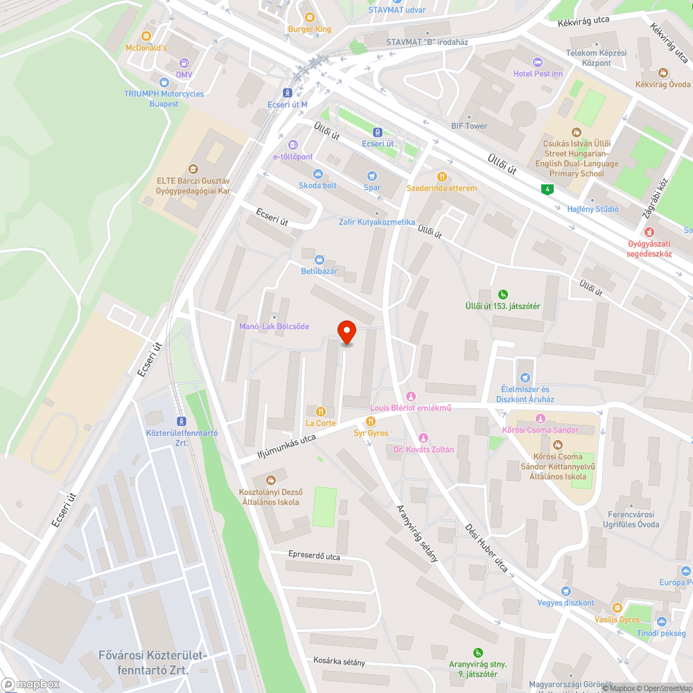 Parkolóhely elmozdult gyeprácskövek bejelentés helye