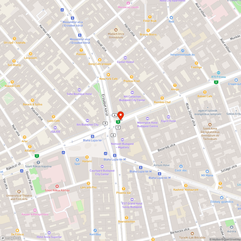 Gyalogos jelzőlámpa bejelentés helye